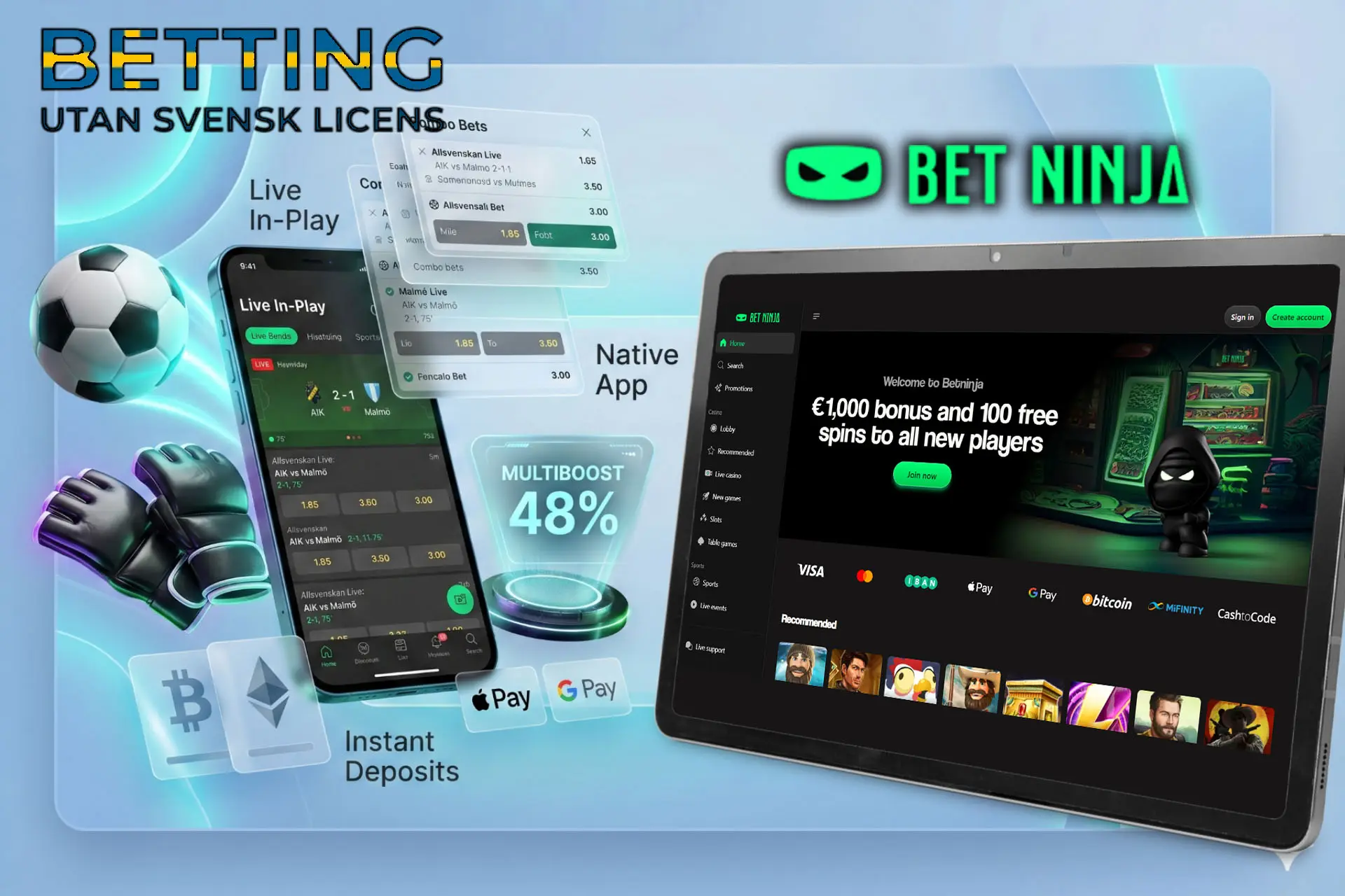 Kolla in casinoförmånerna Betninja